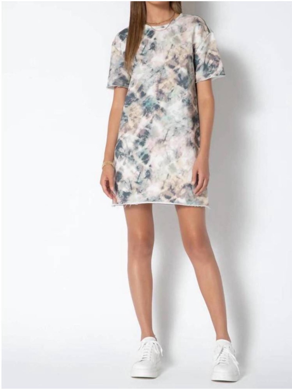 TART COLLECTIONS Ellena Dress in fog tie dye